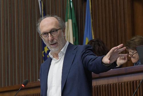 Il vicegovernatore Fvg con delega alla Protezione civile, Riccardo Riccardi, in una foto d'archivio